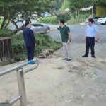 한국노인복지중앙회, 폭우피해 시설 위로방문