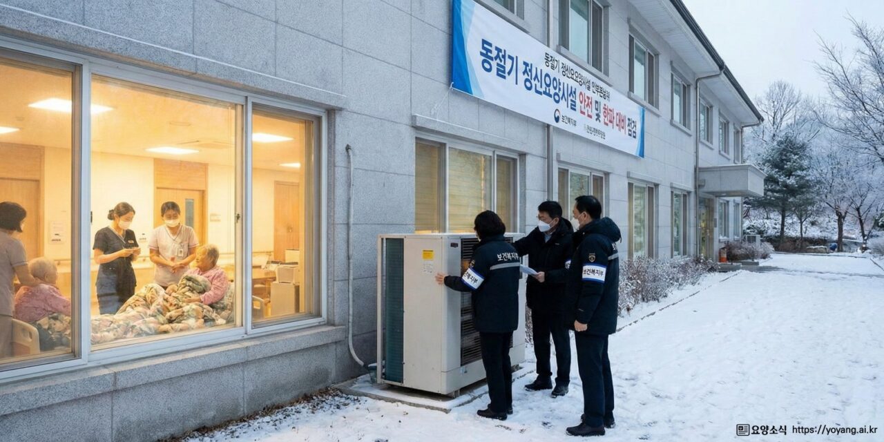 보건복지부, 한파 대비 전국 정신요양시설 안전관리 강화… “취약 입소자 빈틈없이 보호”