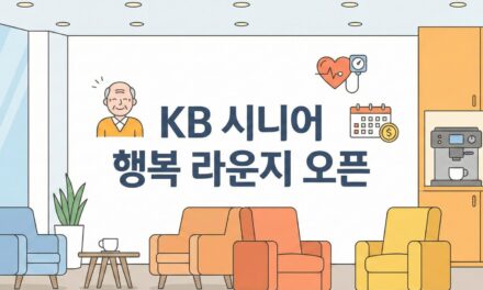 KB국민은행, ‘KB 시니어 행복 라운지’ 개소… 고령층 포용 금융 확대