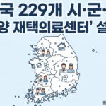 전국 229개 시·군·구 ‘장기요양 재택의료센터’ 설치 완료… 의료 사각지대 해소