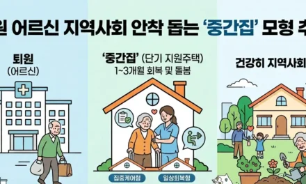 보건복지부, 퇴원 어르신 지역사회 안착 돕는 ‘중간집’ 모형 구축 추진