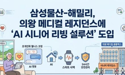 삼성물산-해밀리, 의왕 메디컬 레지던스에 ‘AI 시니어 리빙 설루션’ 도입 협력